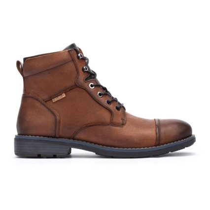 Men's Pikolinos YORK Ankle Boots Brown | NZ Y38Q07A